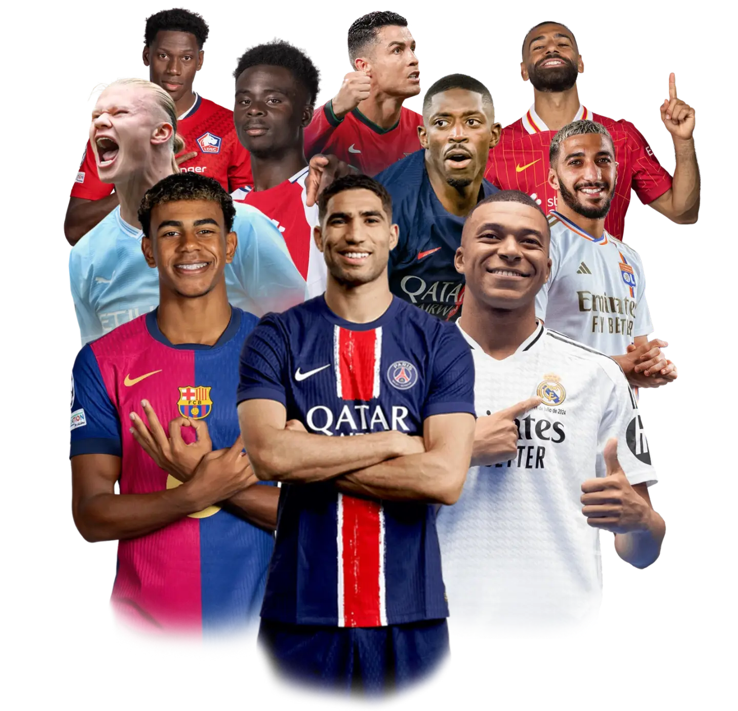 Football stars from the worldwide sport lineup on UK IPTV